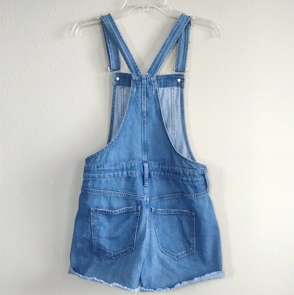 Madewell Size XS Women's Blue Denim Overalls - Adirondack Short Jean Overalls - Picture 5 of 8